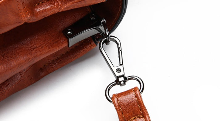 Seashell soft leather bag ladies slung shoulder bag