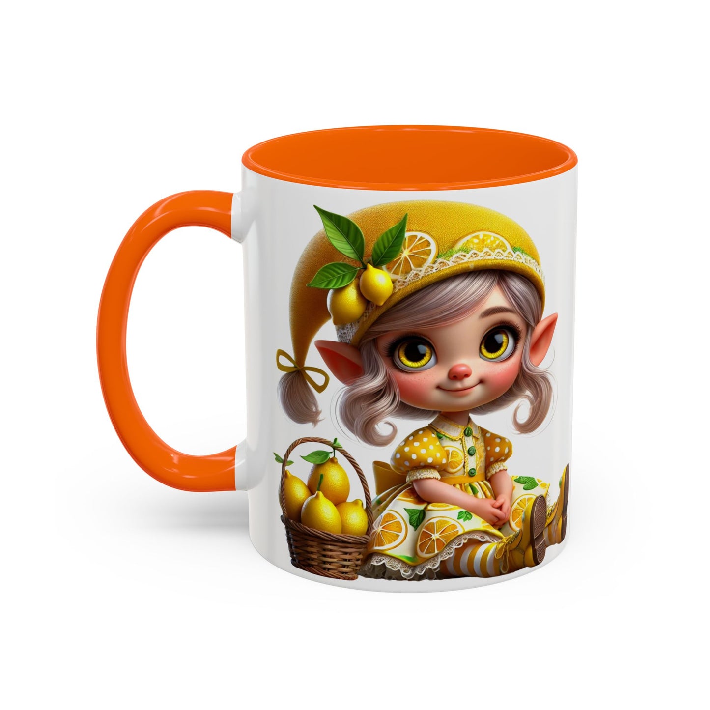 Whimsical Lemon Elf Coffee Mug - Perfect Gift for Spring & Summer