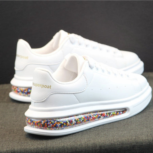 Air Cushion White Shoes Autumn Couple Casual Sports Shoes Store Hive UNIjuntos