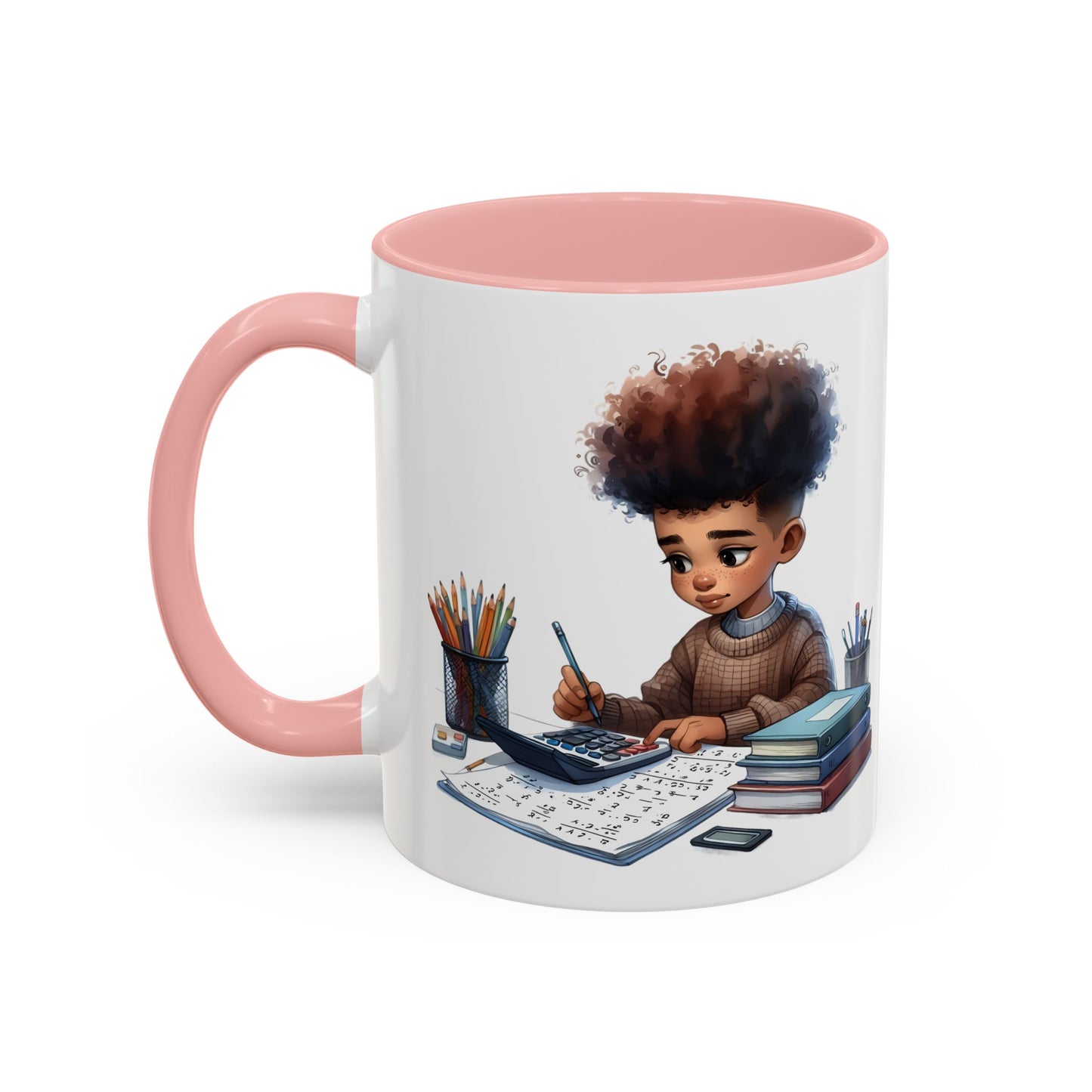 Charming Study Buddy Coffee Mug, Cute Gift for Students, Writers, Back to School, Personalized Teacher Gift, Unique Desk Decor