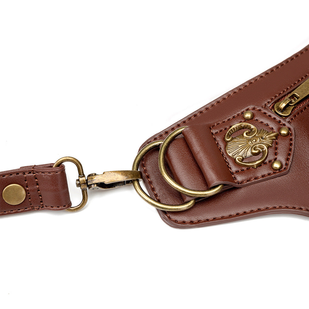 Explosion punk rock motorcycle chain bag