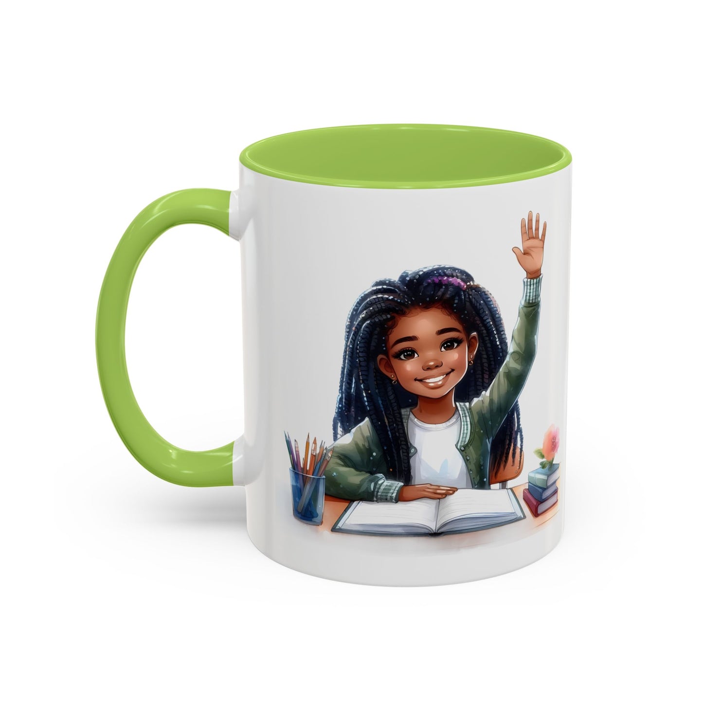 Charming Coffee Mug for Education Lovers, Black Accent Mug, Inspirational Teacher Gift, Cute School Mug, Study Buddy, Personalized [...]