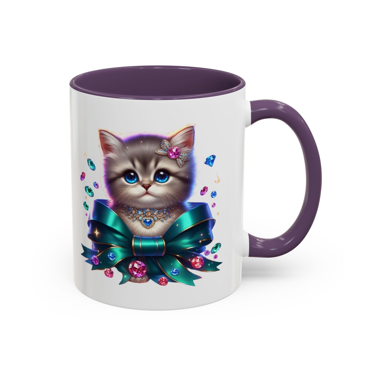 Cute Cat Accent Mug - Perfect Gift for Cat Lovers, Animal Enthusiasts, Birthdays, Housewarmings, Pet Adoption Celebrations