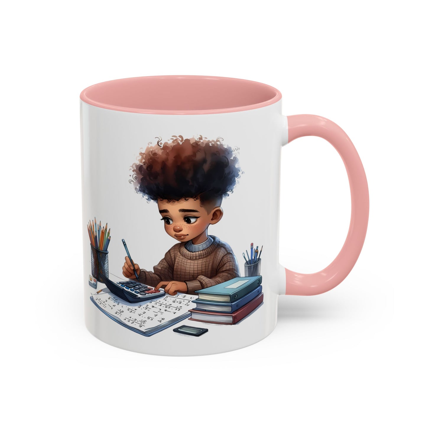Charming Study Buddy Coffee Mug, Cute Gift for Students, Writers, Back to School, Personalized Teacher Gift, Unique Desk Decor