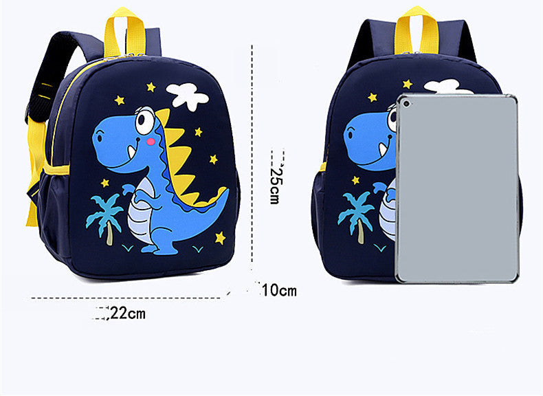 Kindergarten Men's And Women's Burden Reduction Decompression Anti-lost Fashion All-match School Bag Cartoon Student Schoolbag Wholesale Store Hive UNIjuntos