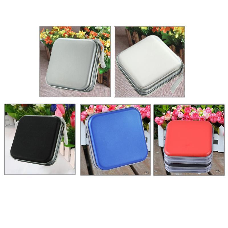 Portable 40pcs capacity Disc CD DVD Wallet Storage Organizer