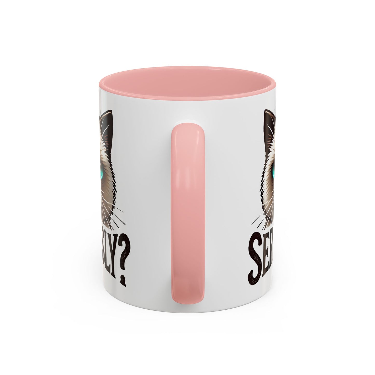 Funny Cat Accent Coffee Mug | Gift for Cat Lovers | Unique Ceramic Mug | Quirky Kitchen Decor | Humor Mug | Cat Person Gift