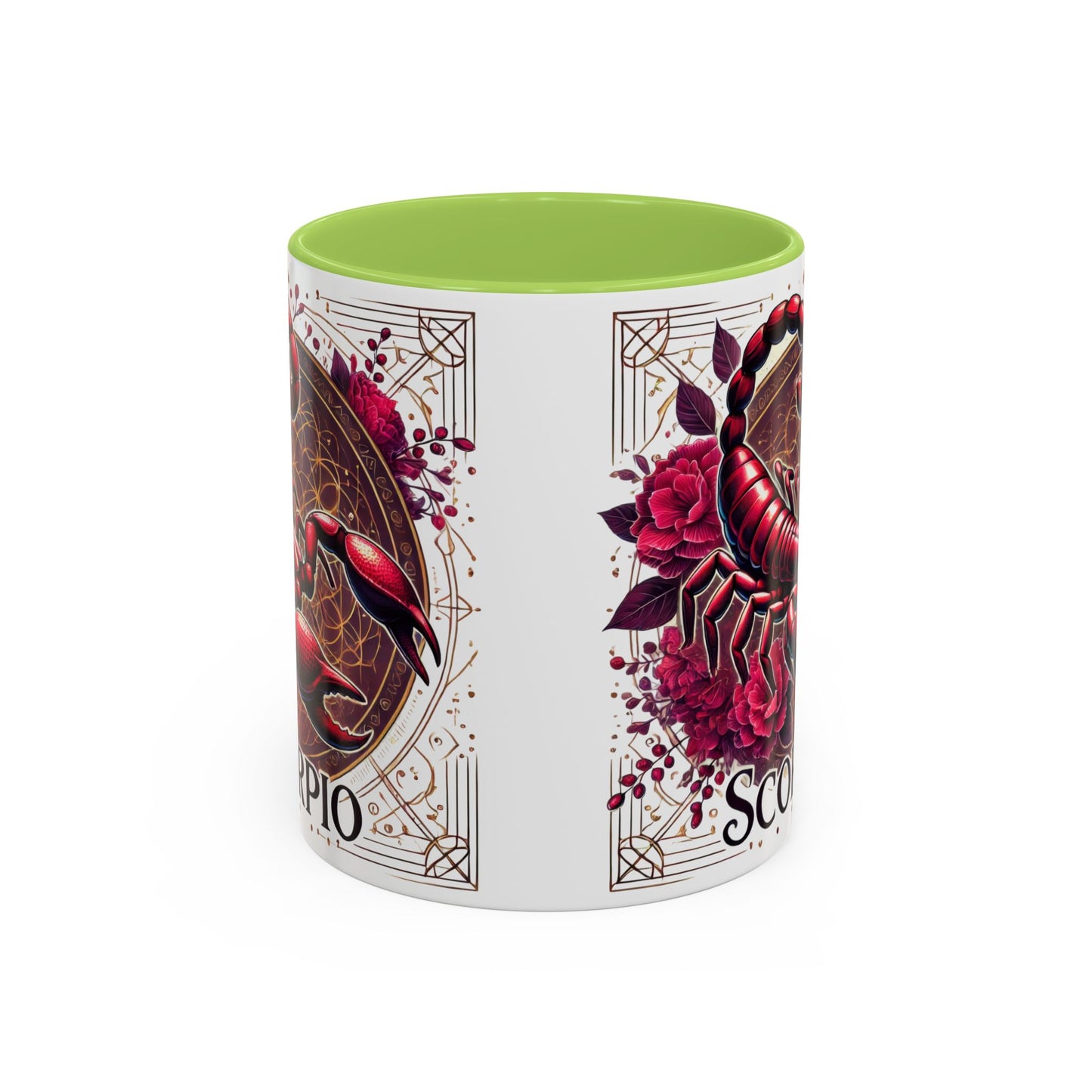 Scorpio Zodiac Accent Coffee Mug - Astrology Gift for Scorpios