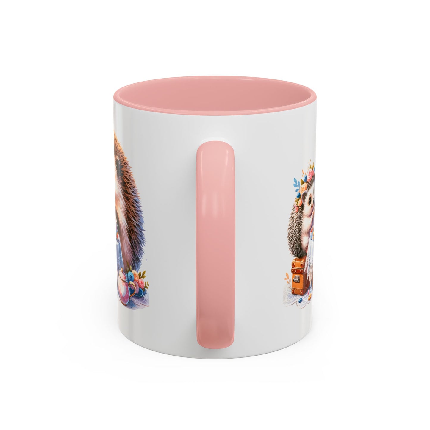 Adorable Hedgehog Accent Coffee Mug - Cute Animal Lover Gift, Nature Coffee Cup, Home & Kitchen Decor, Perfect for Friends & Family