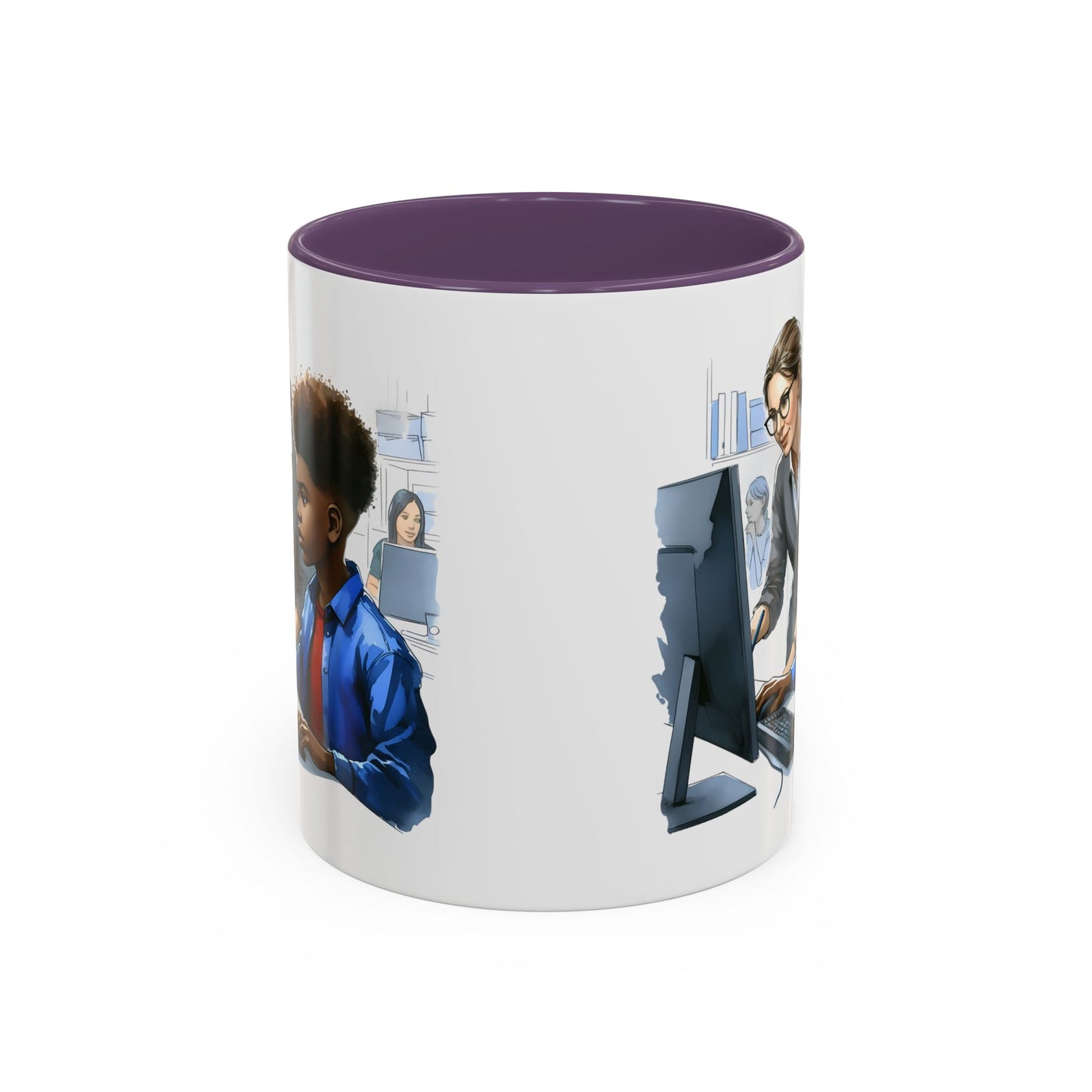 Empowering Desk Coffee Mug with Inspirational Design, Work Mug, Office Decor, Motivational Gift, Teacher Appreciation