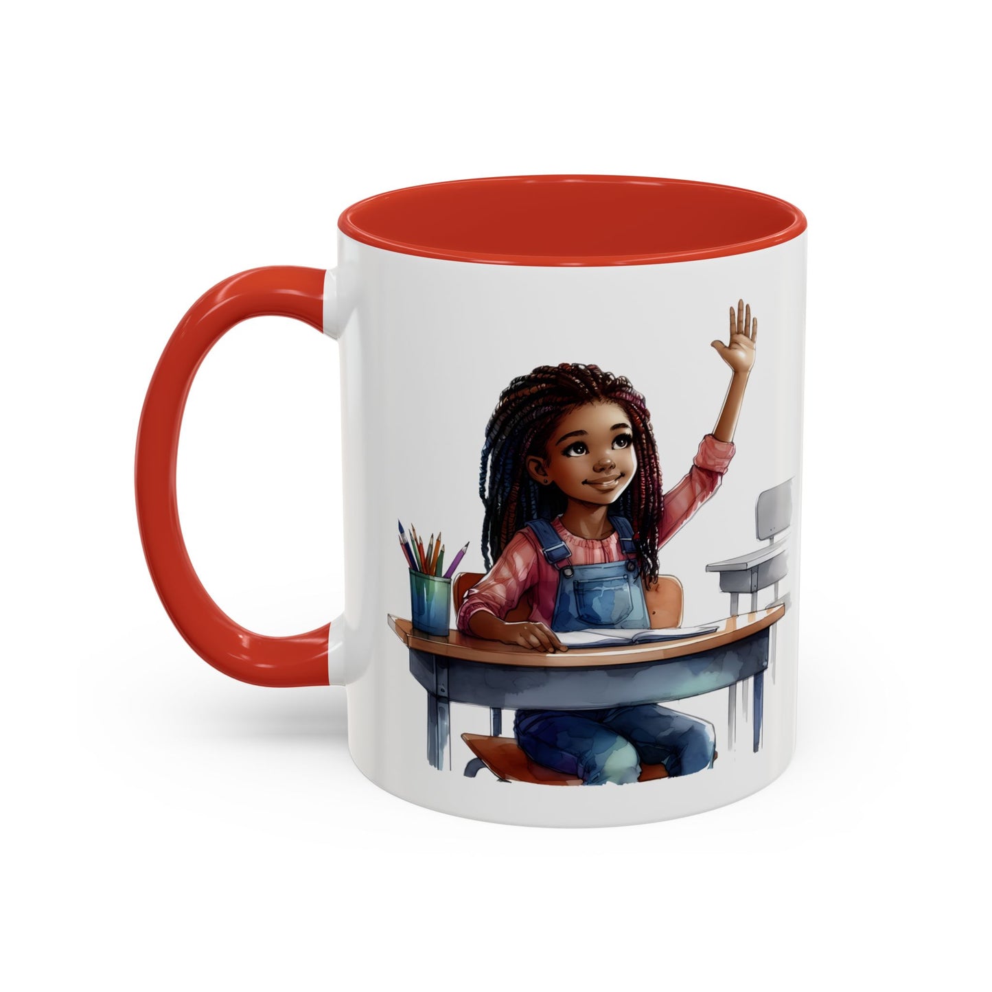 Cheerful Kids' Coffee Mug, Classroom Theme, Back to School Gift, Teacher Appreciation, Personalized Drinkware, Cute Art for Kids