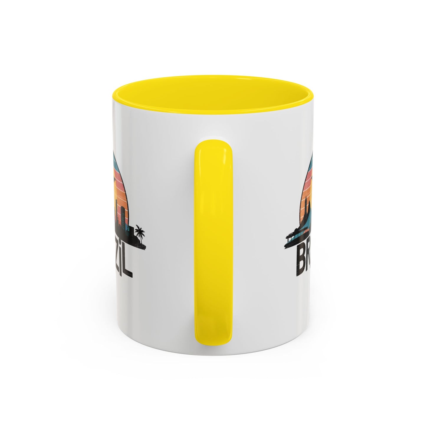 Brazilian Vibe Coffee Mug, Accent Mug for Travel Lovers, Gift for Brazil Enthusiasts, Souvenir Coffee Cup, Beach Theme Mug