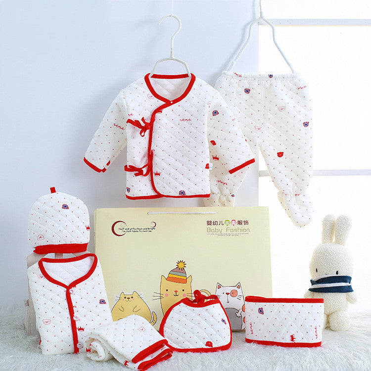 Infant Gift Box Set Warm Seven Piece Set