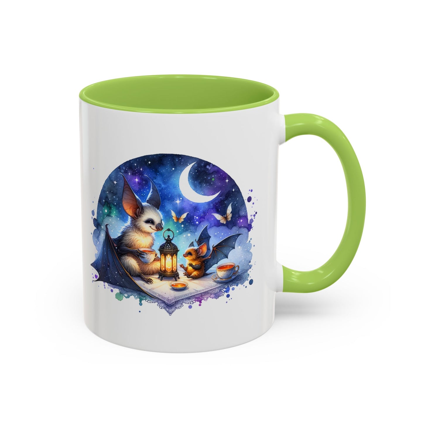 Whimsical Nighttime Coffee Mug: Enchanting Animal Design for Cozy Moments, Gift for Animal Lovers, Unique Home Decor, Special Occasions