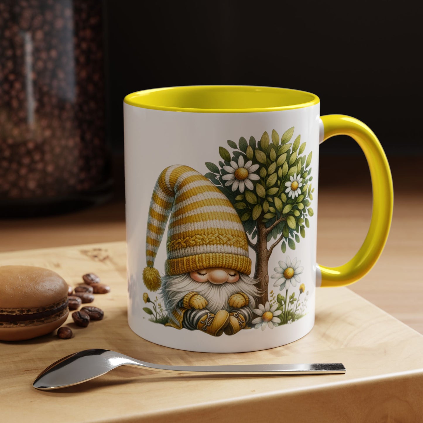 Whimsical Gnome Coffee Mug - Perfect for Garden Lovers, Home Decor, Gift for Friends, Cozy Mornings, Spring Celebrations