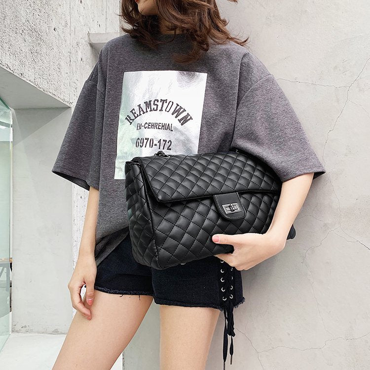 Lingge Chain Bag Women's Shoulder Crossbody Bag