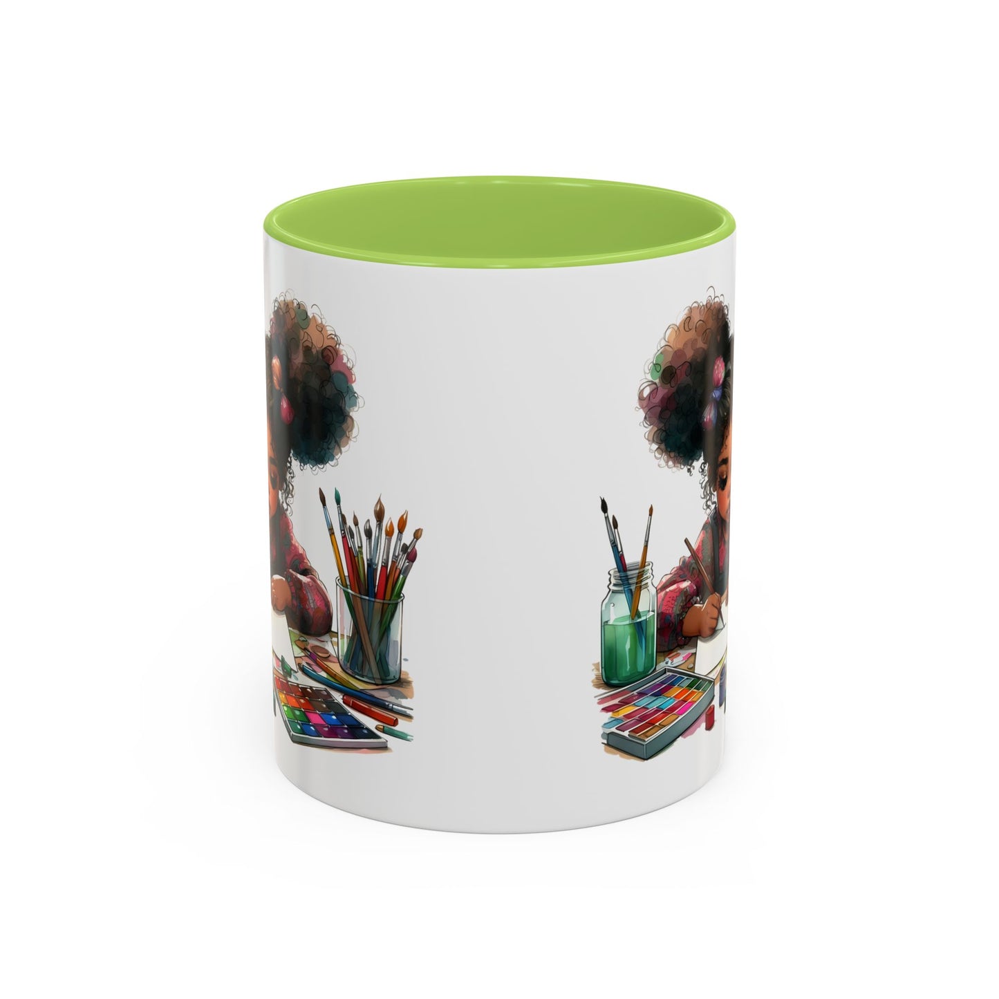 Creative Kids Coffee Mug, Art Mug, Colorful Mug, Cute Kids Mug, Gift for Artists, Unique Drinkware