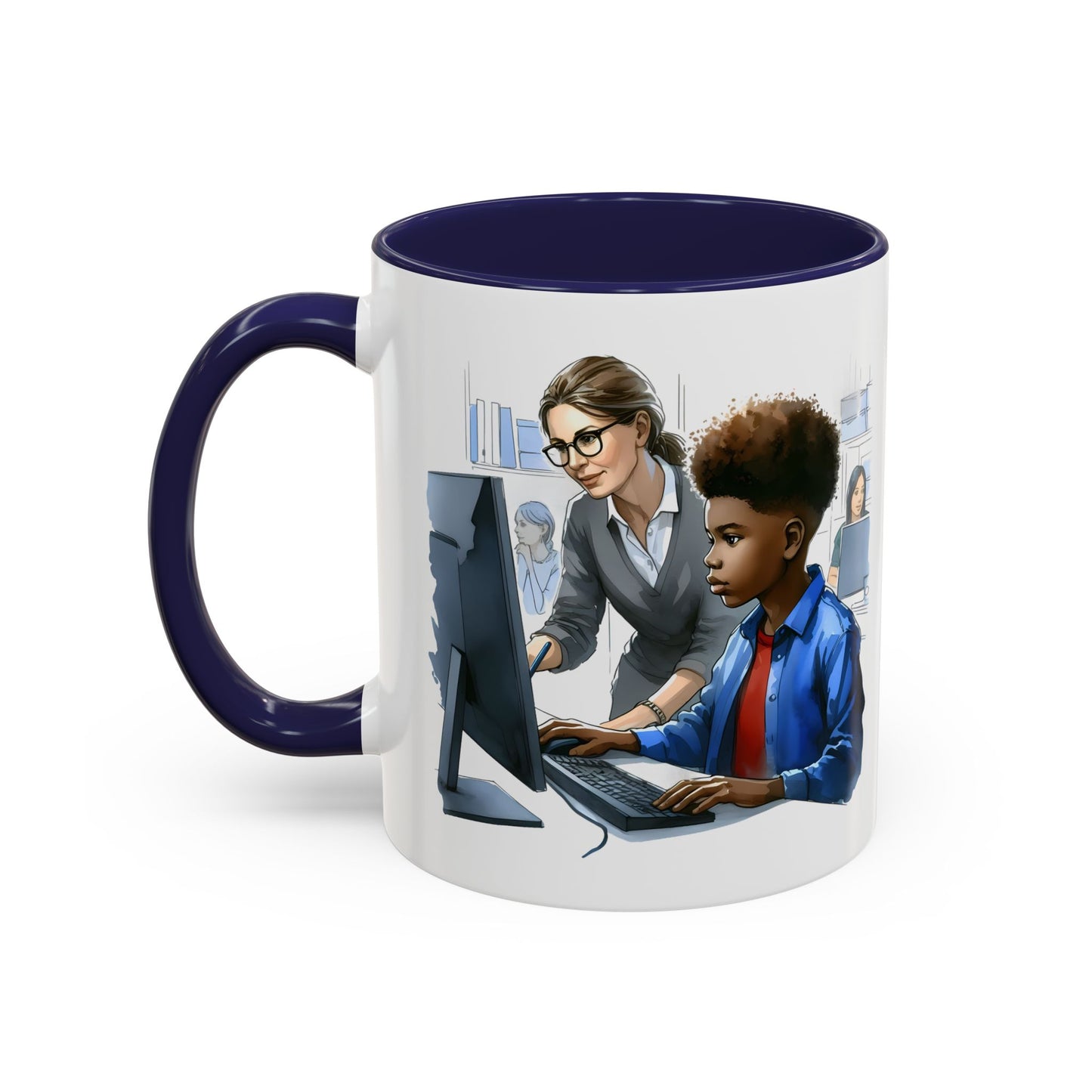 Empowering Desk Coffee Mug with Inspirational Design, Work Mug, Office Decor, Motivational Gift, Teacher Appreciation