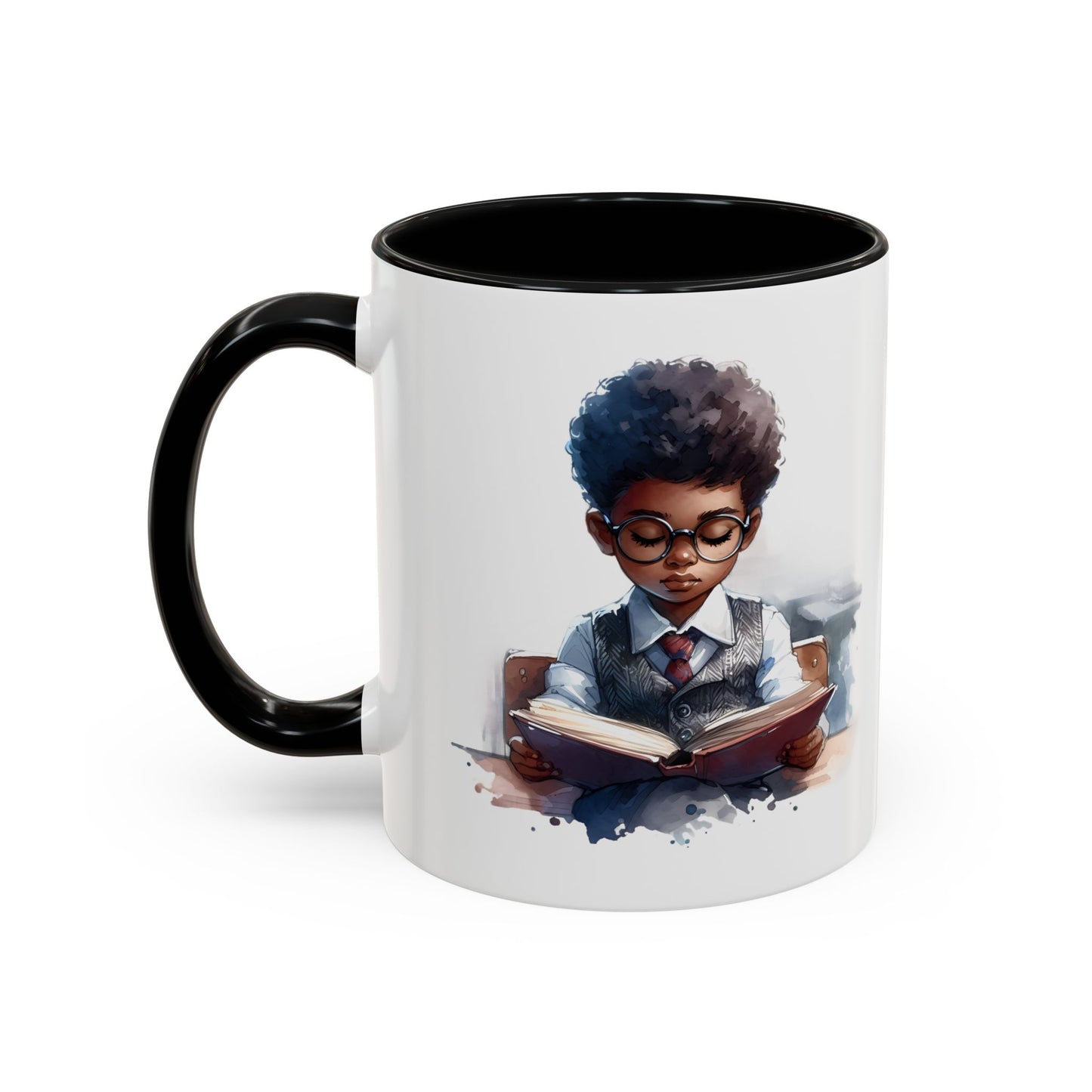 Whimsical Character Coffee Mug, Inspirational Mug, Gift for Readers, Unique Art Mug, Personalized Coffee Cup