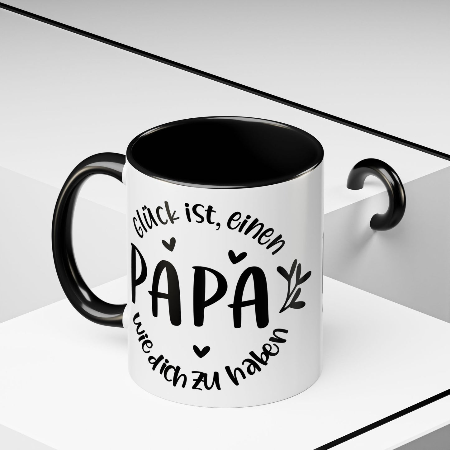 Father's Day Accent Coffee Mug - Perfect Gift for Dad, Funny Coffee Cup, Customizable Mug, Gifts for Papa, Unique Kitchenware