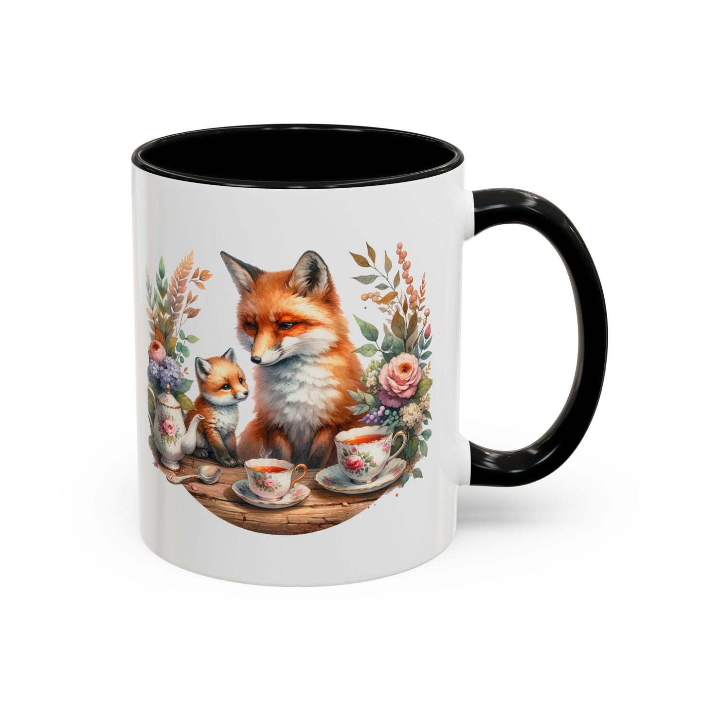 Whimsical Fox Art Coffee Mug - Perfect Gift for Nature Lovers, Home Decor, Animal Enthusiasts, Birthday, Mother's Day