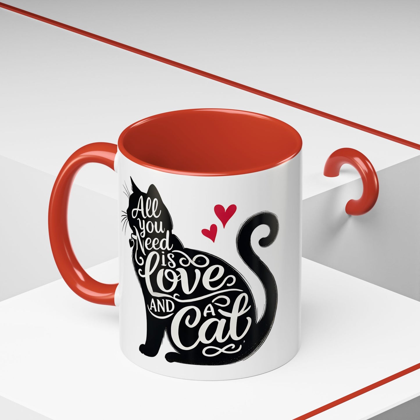 Cat Lover's Accent Coffee Mug | Perfect Gift for Cat Enthusiasts | Cute Cat Design for Cozy Mornings | Home & Kitchen Decoration, Cat [...]