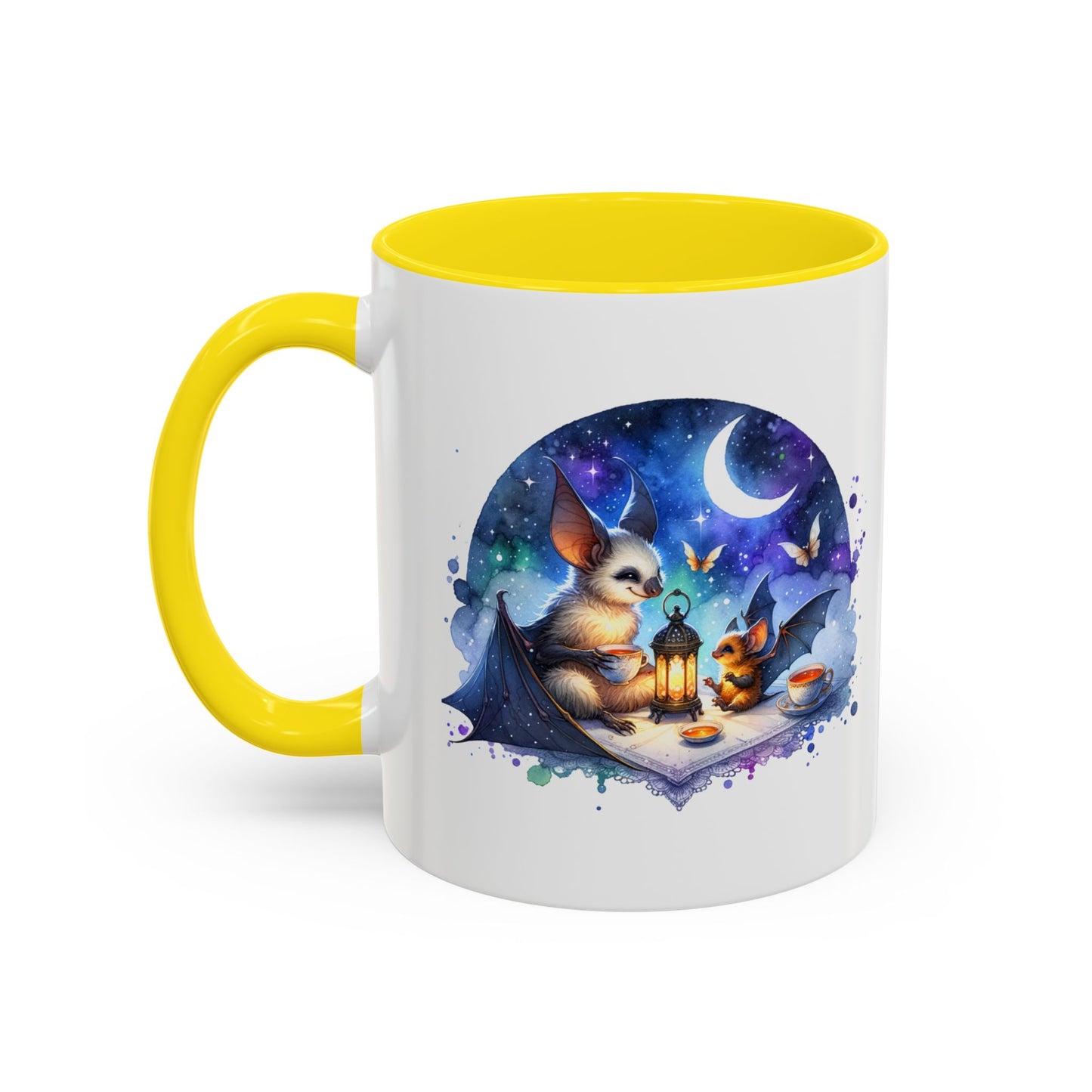 Whimsical Nighttime Coffee Mug: Enchanting Animal Design for Cozy Moments, Gift for Animal Lovers, Unique Home Decor, Special Occasions