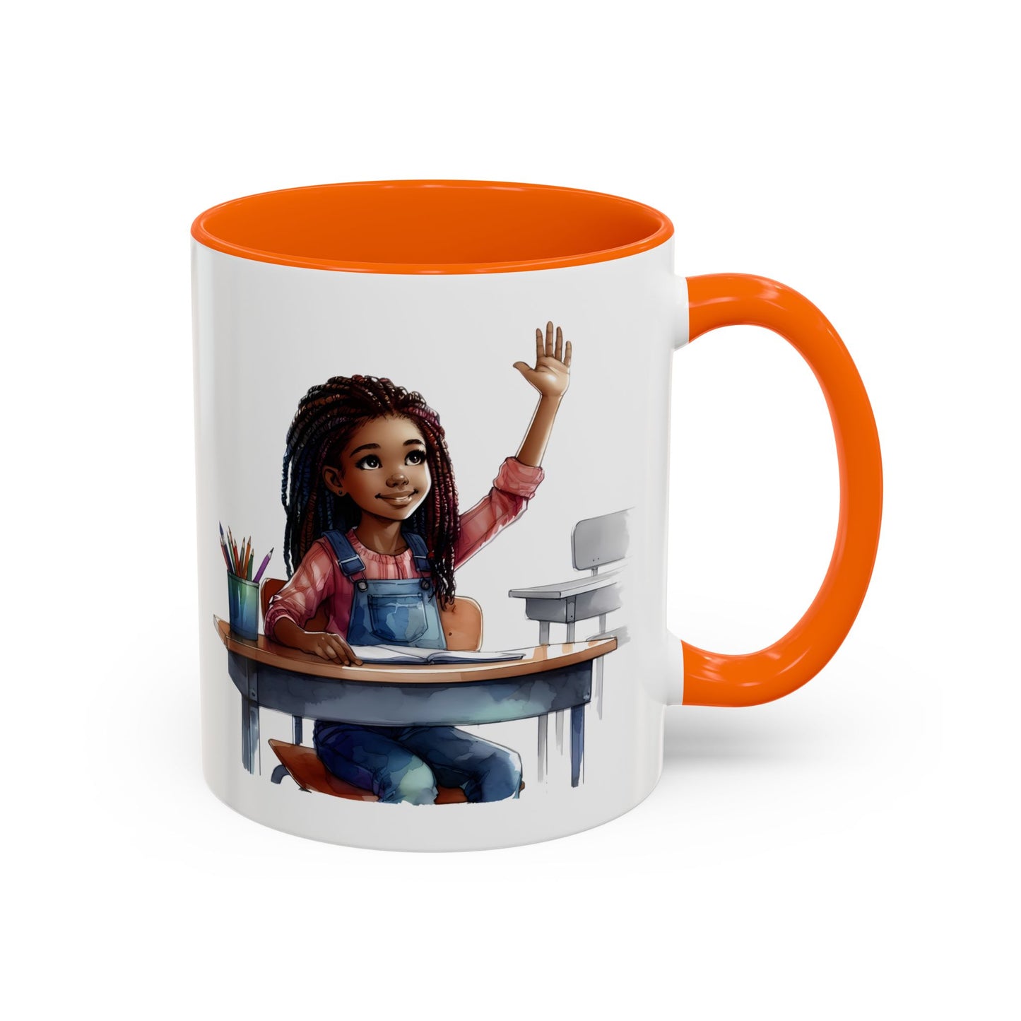 Cheerful Kids' Coffee Mug, Classroom Theme, Back to School Gift, Teacher Appreciation, Personalized Drinkware, Cute Art for Kids