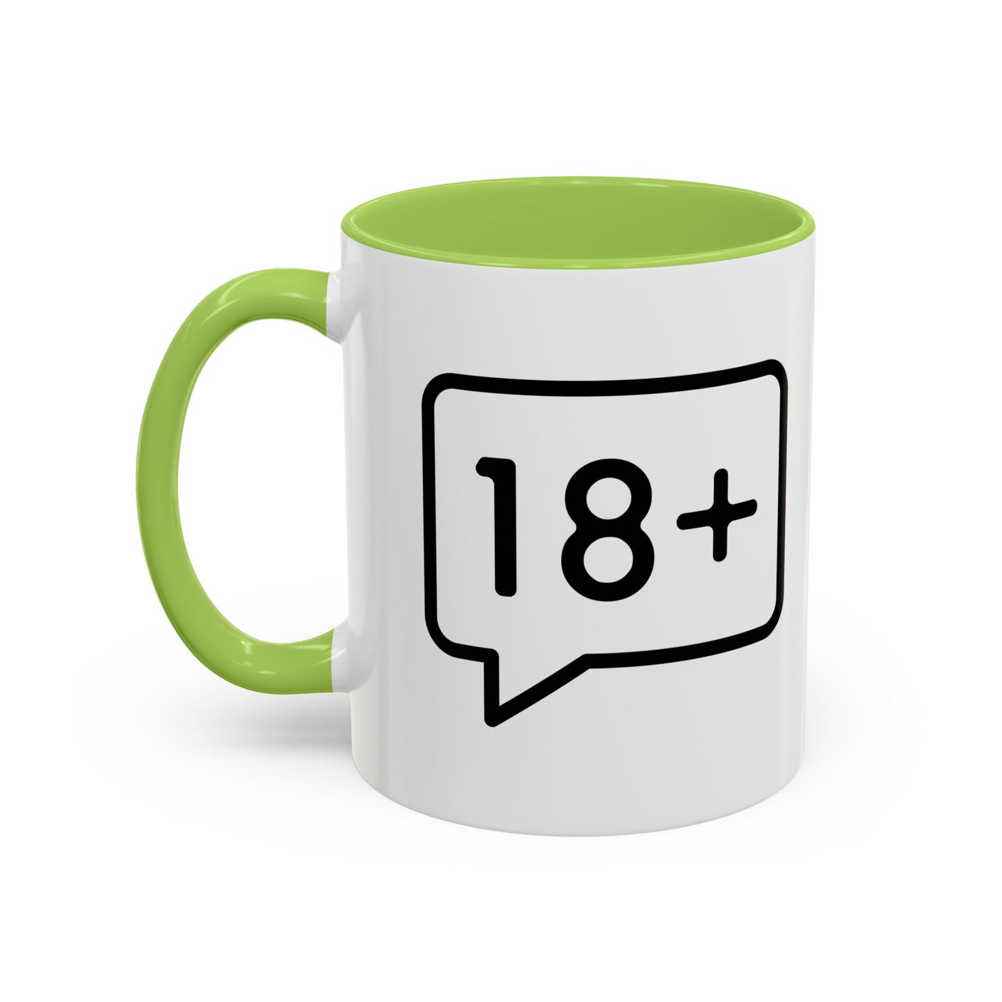 Adult-Only Accent Coffee Mug | Fun 18+ Design, Gift for Coffee Lovers, Unique Housewarming Gift, Perfect for Birthdays, Funny Office Mug