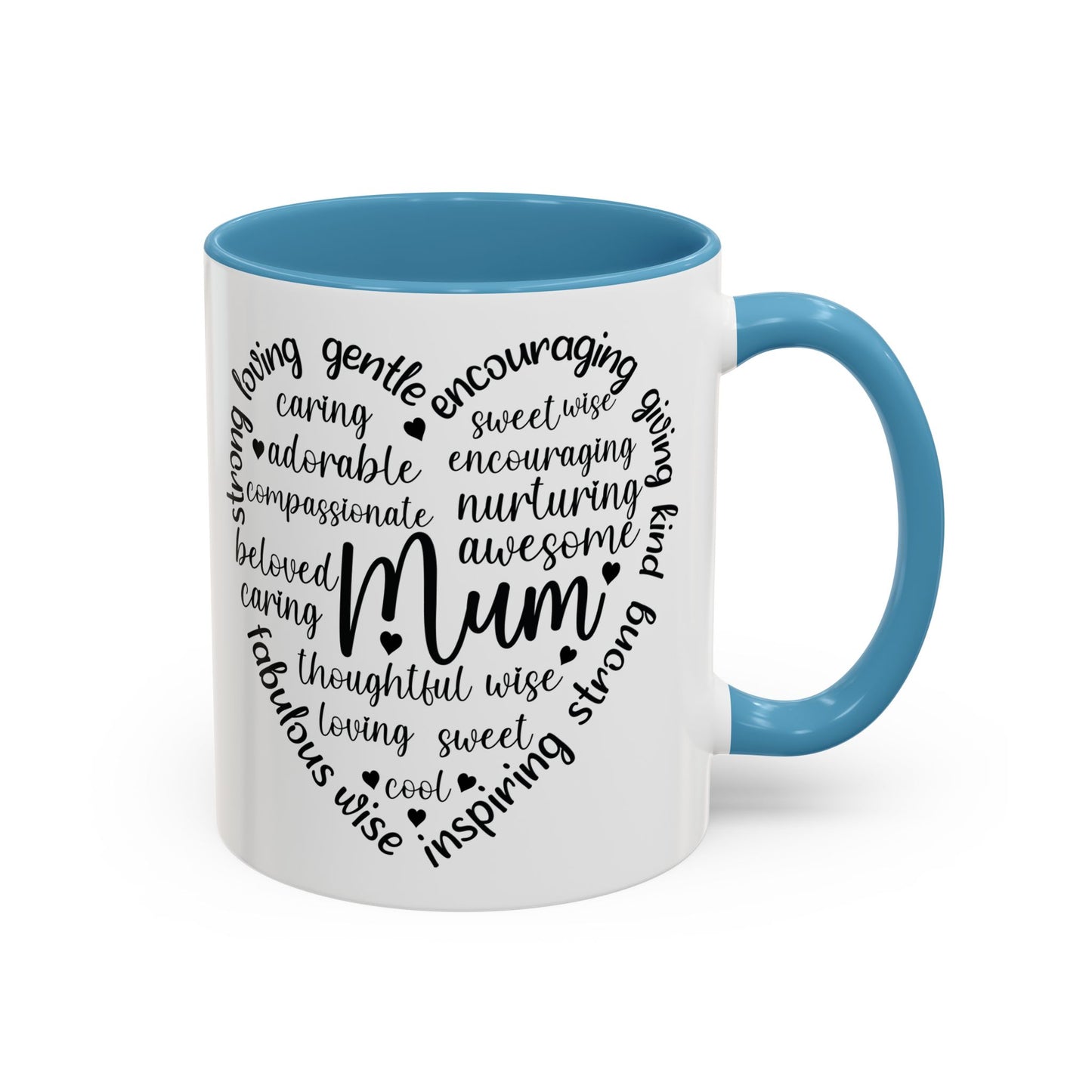 Inspirational Mum Coffee Mug - Perfect Gift for Mother’s Day, Birthdays, or Just Because, Unique Black Accent Mug