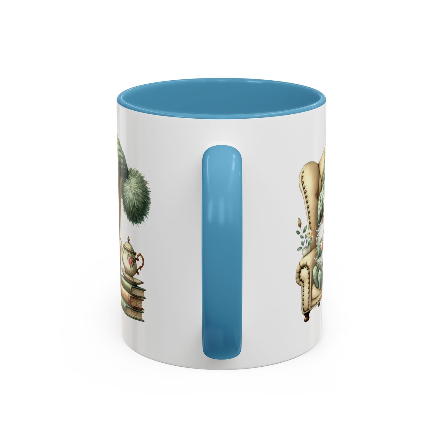 Cozy Gnome Accent Coffee Mug, Cute Gnome Mug, Winter Coffee Cup, Gift for Gnome Lovers, Gnome Decor, Funny Coffee Mug