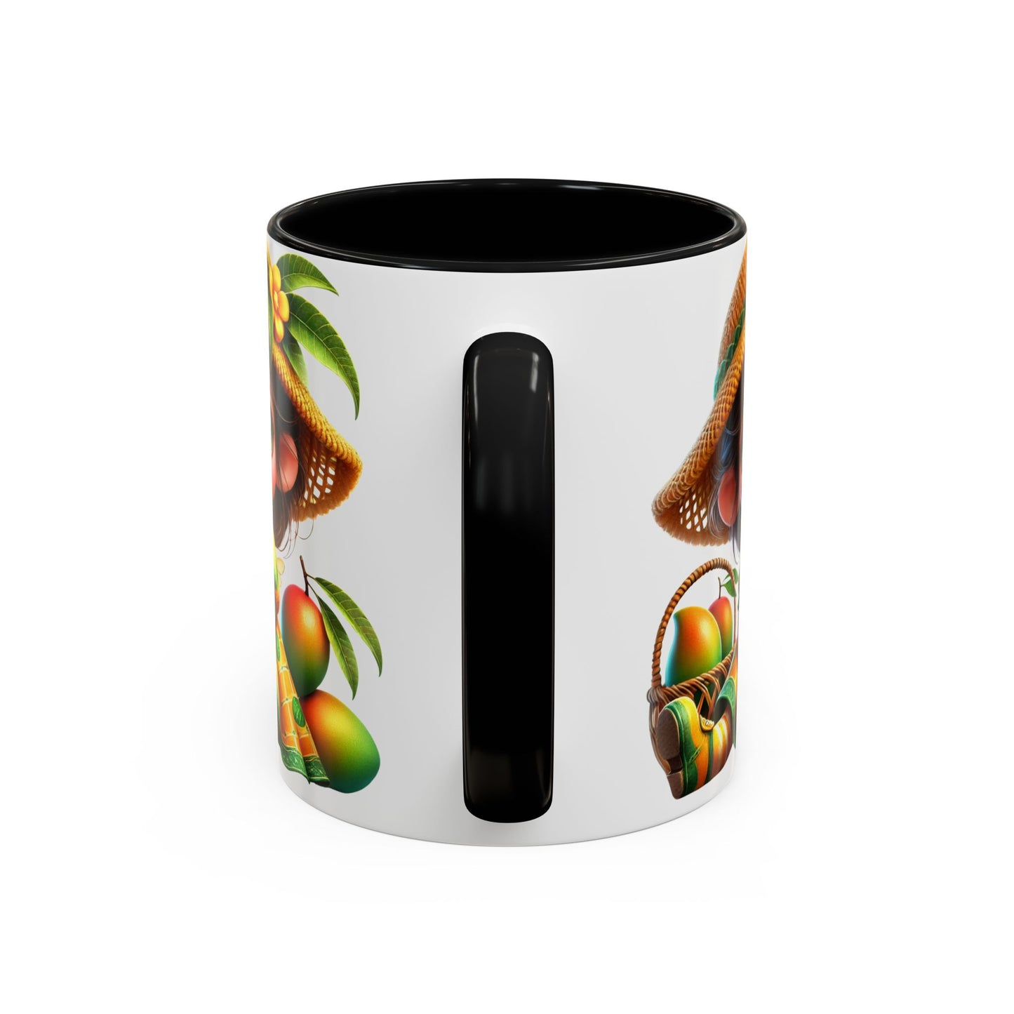 Whimsical Fruit-Themed Accent Coffee Mug - 11 & 15oz
