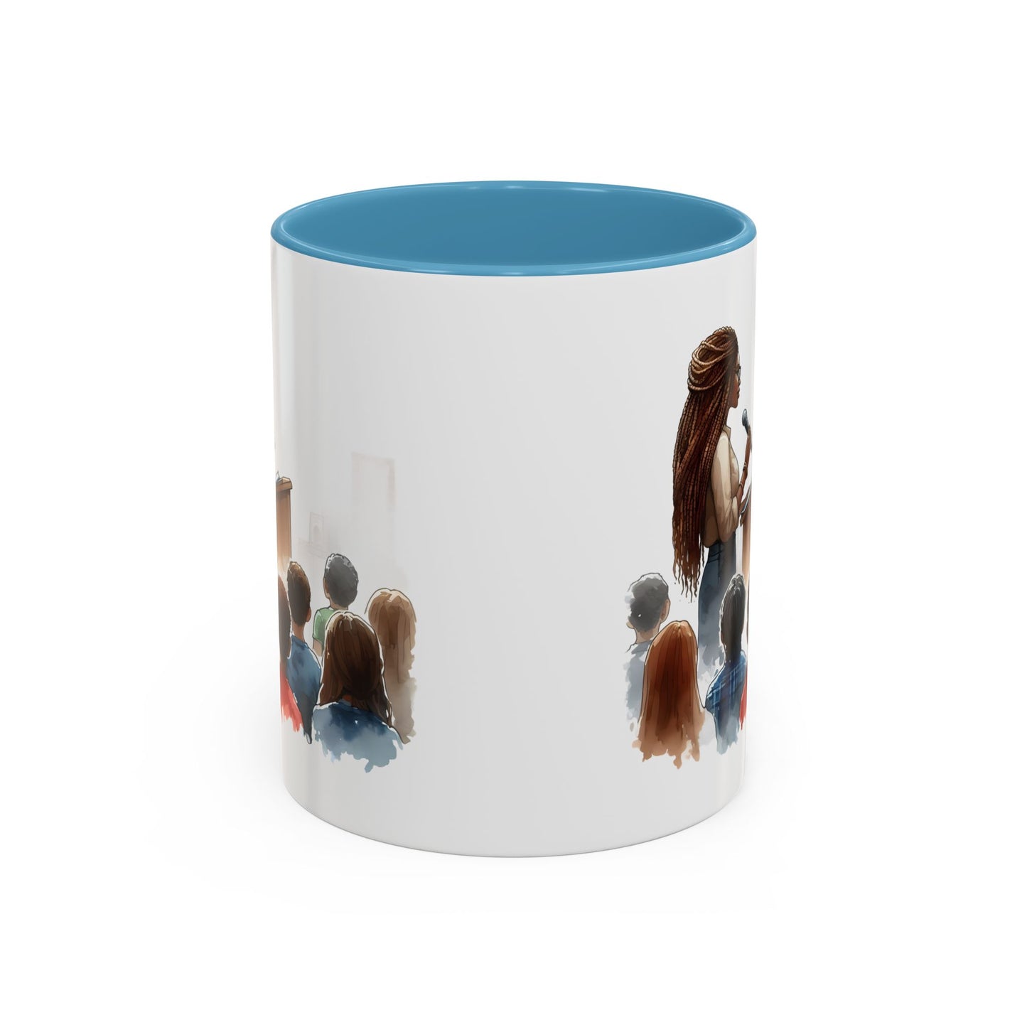 Inspirational Accent Coffee Mug - Motivational Gift for Speakers, Teachers, Coaches; Perfect for Coffee Lovers, Office Decor, Quote Mug