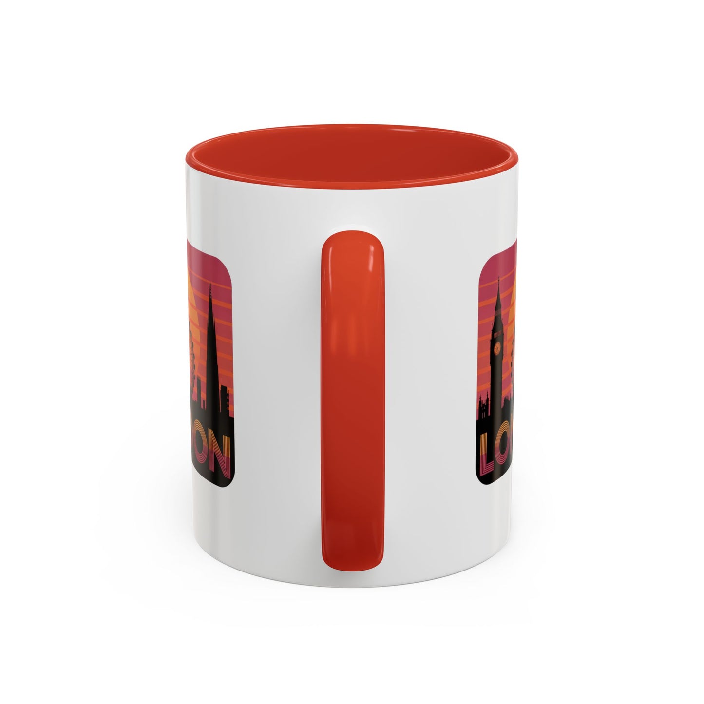 London Skyline Accent Coffee Mug - Perfect Gift for Travelers, London Lovers, Home Decor, Office Use, Road Trip Memories