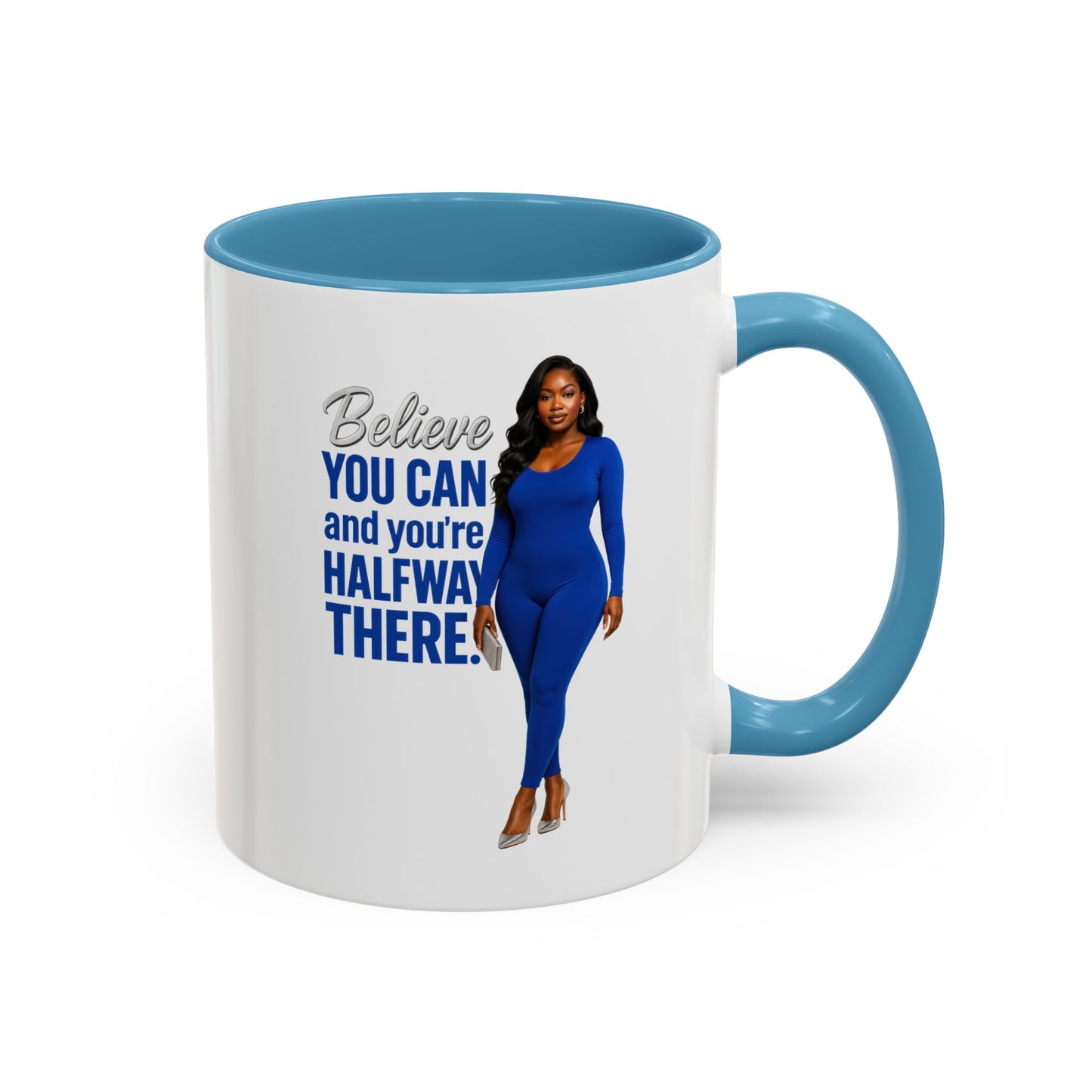 Motivational Coffee Mug, Believe You Can Inspirational Mug, Office Gift, Birthday Gift, Self-Empowerment Mug, Positive Vibes, Fun Quote Cup