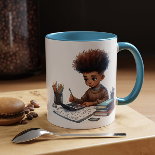 Charming Study Buddy Coffee Mug, Cute Gift for Students, Writers, Back to School, Personalized Teacher Gift, Unique Desk Decor