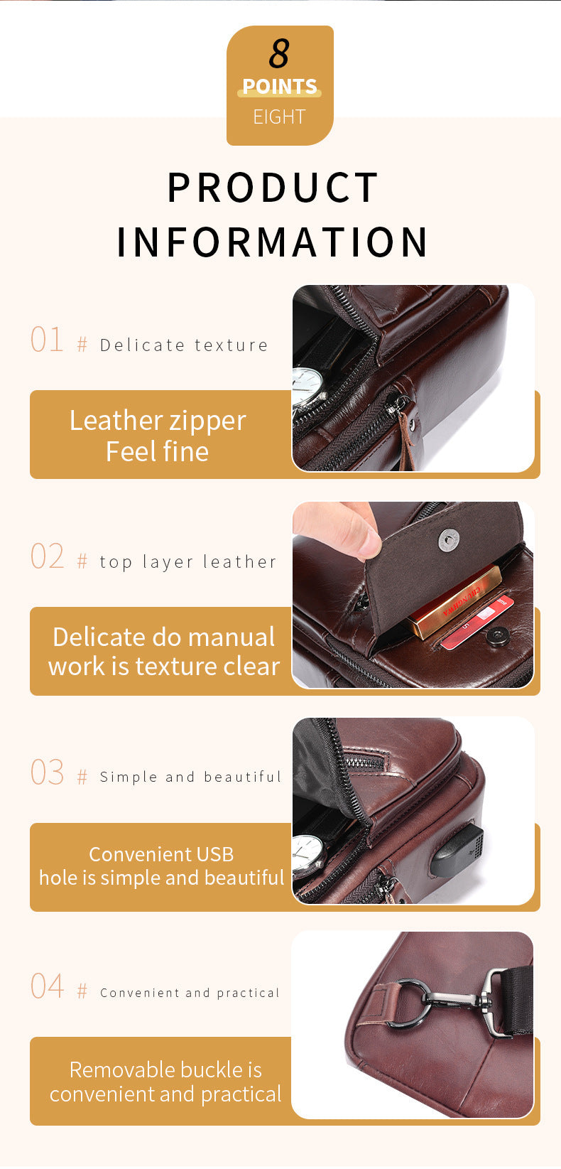 Bull Captain-bandoulière en cuir véritable de grande capacité de grande qualité pour hommes JFA UNIjuntos Entreprise