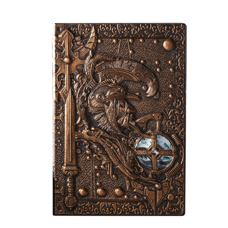European General Retro Notebook Business Journal Book Pu Notebook Embossed Surface