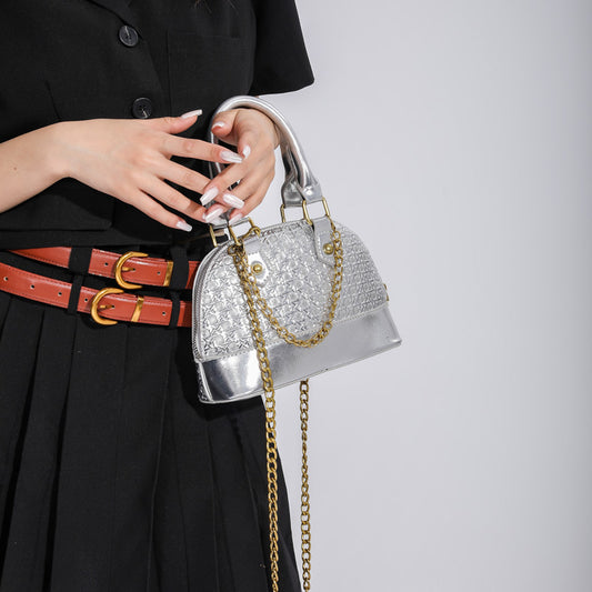 Women's Fashion All-matching Embossed Shoulder Crossbody Bag