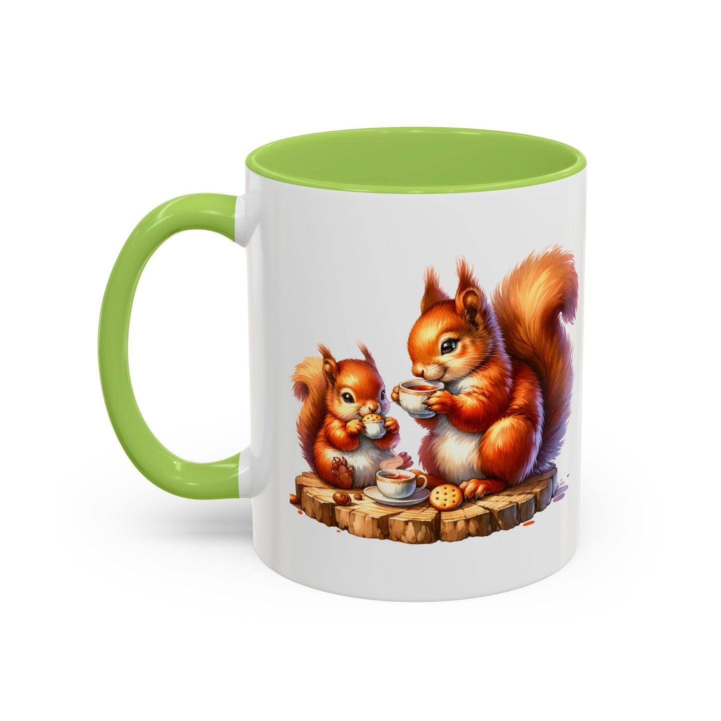 Whimsical Squirrel Coffee Mug - Perfect Gift for Animal Lovers, Cute Kitchen Decor, Hot Beverage Lover's Cup, Cozy Vibe Mugs