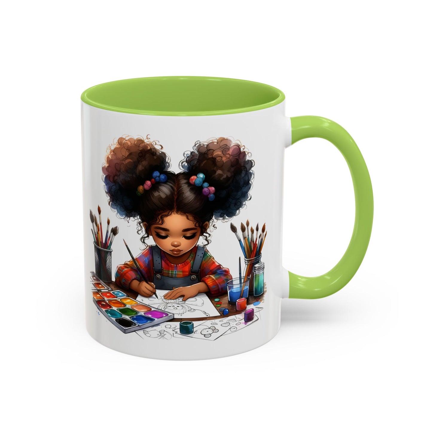 Creative Artist Coffee Mug, Colorful Art Mug, Gift for Artists, Studio Mug, Hot Beverage Cup, Unique Drinkware