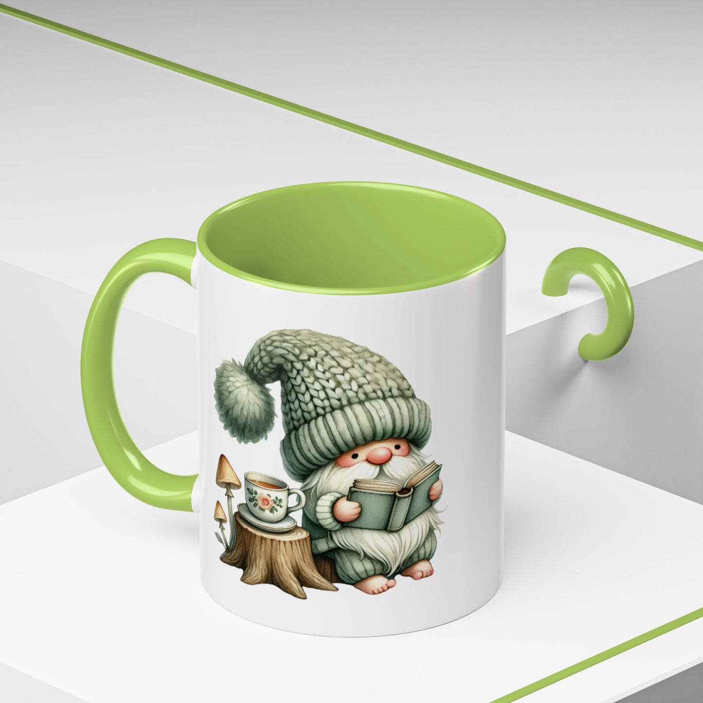 Whimsical Gnome Coffee Mug - Cute Home Decor, Unique Gift for Coffee Lovers, Cozy Vibes, Seasonal Celebrations, Fun Tableware