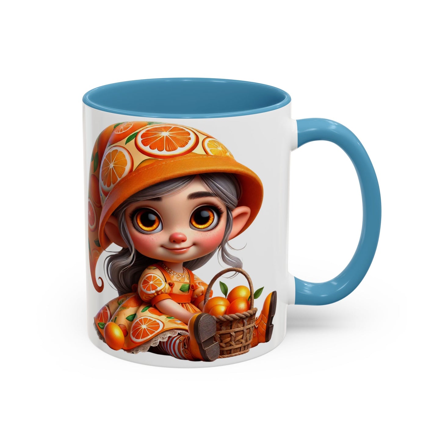 Cute Orange Harvest Coffee Mug - Charming 11 & 15oz Mug for Gardeners and Citrus Lovers