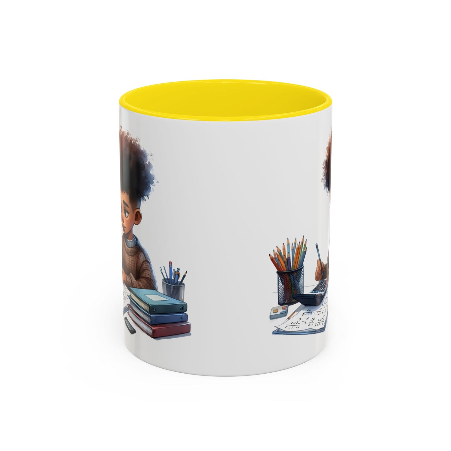 Charming Study Buddy Coffee Mug, Cute Gift for Students, Writers, Back to School, Personalized Teacher Gift, Unique Desk Decor