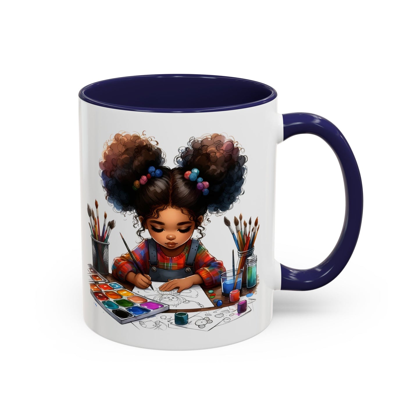 Creative Artist Coffee Mug, Colorful Art Mug, Gift for Artists, Studio Mug, Hot Beverage Cup, Unique Drinkware