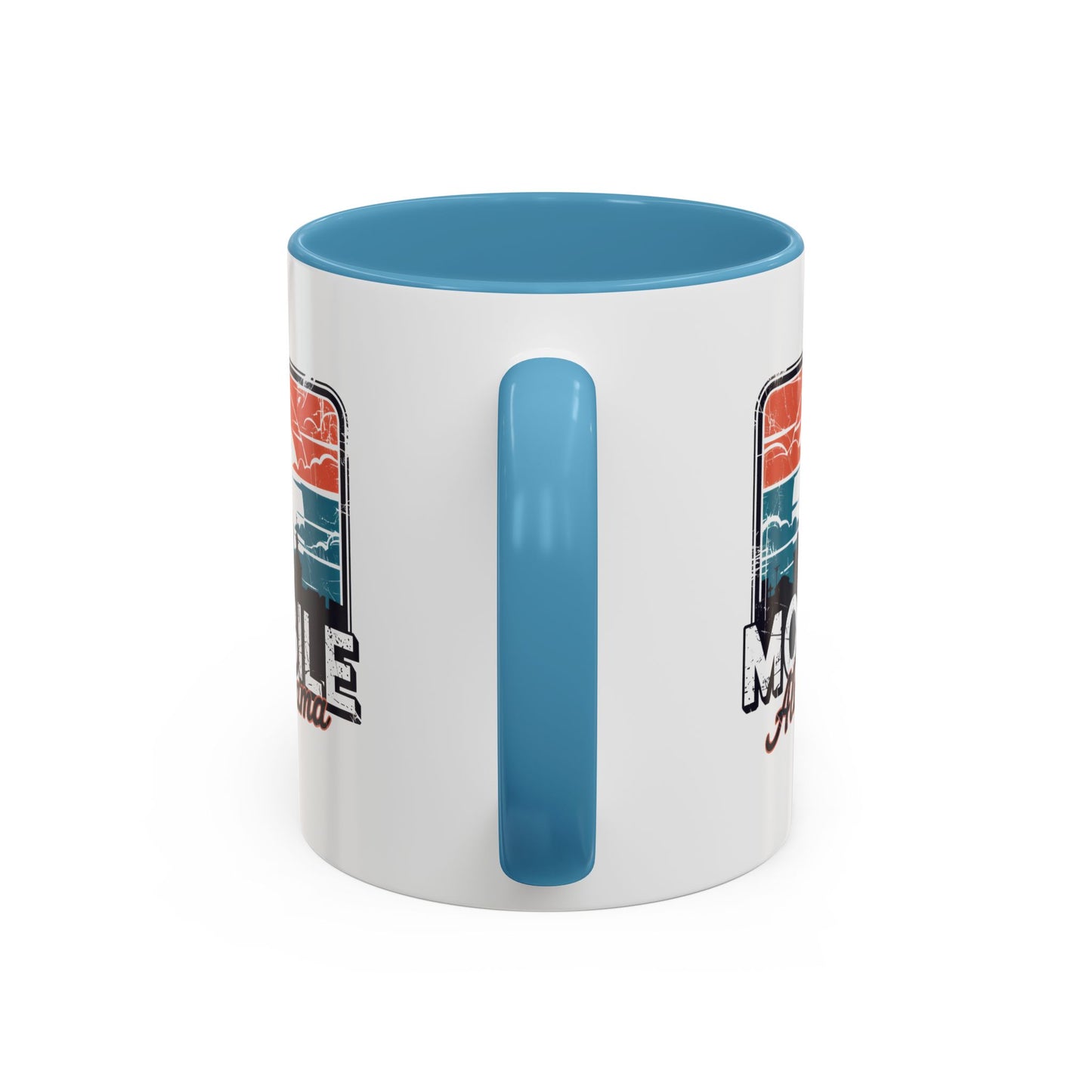 Mobile Alabama Sunset Accent Coffee Mug – Perfect Gift for Travelers, Coffee Lovers, Souvenir, Home Decor, Unique Mug