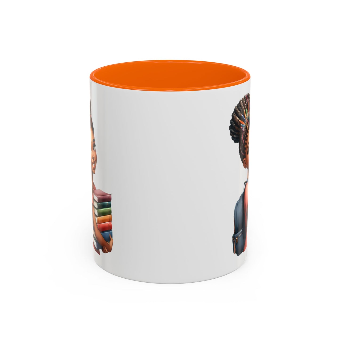 Accent Coffee Mug with Empowering Design, Student Gift, Books Lover Mug, Motivational Cup, School Supplies