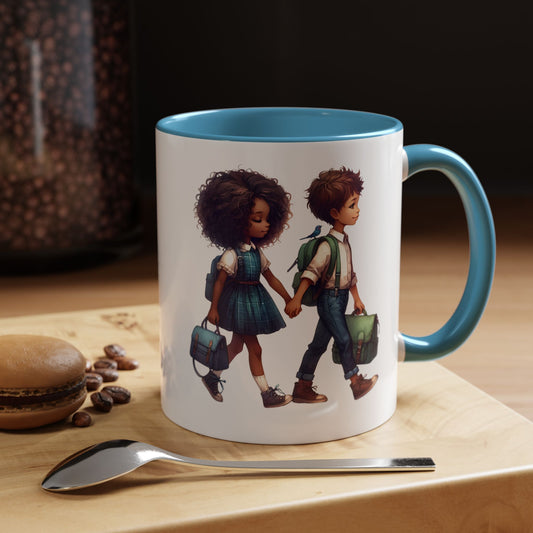 Kids' Adventure Coffee Mug - Perfect for Back to School, Cute Illustrations, Gift for Teachers, Children, and Artwork Lovers