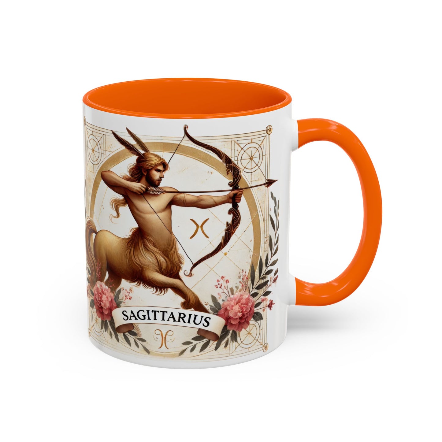 Sagittarius Accent Coffee Mug – 11oz & 15oz – Zodiac Inspired Gift for Astrology Lovers