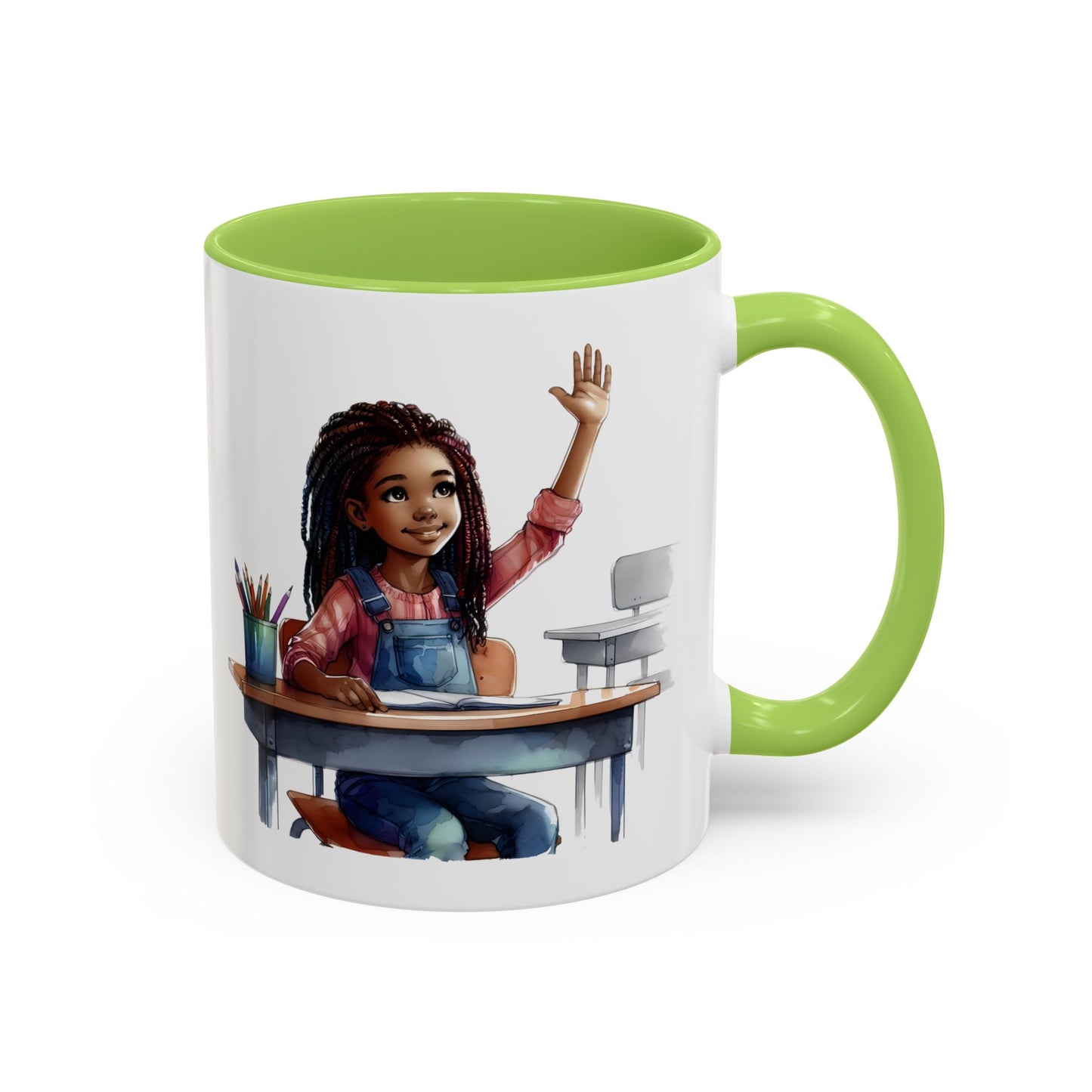 Cheerful Kids' Coffee Mug, Classroom Theme, Back to School Gift, Teacher Appreciation, Personalized Drinkware, Cute Art for Kids